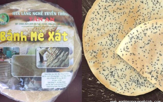 Bánh Tráng Mè Tân An Quảng Bình – Đặc Sản Làng Nghề Quảng Thanh