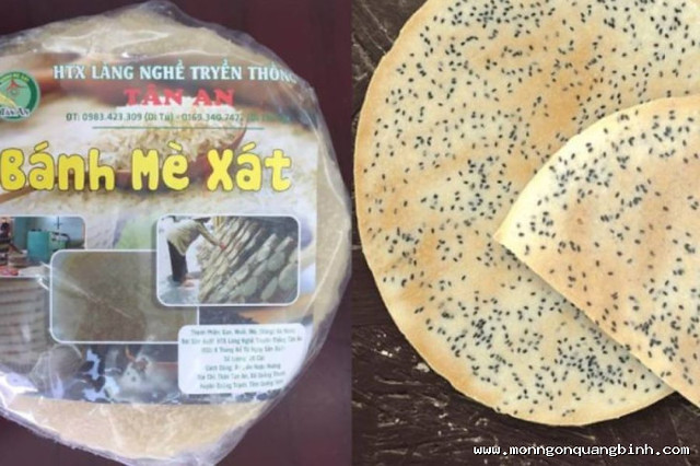 Bánh Tráng Mè Tân An Quảng Bình – Đặc Sản Làng Nghề Quảng Thanh