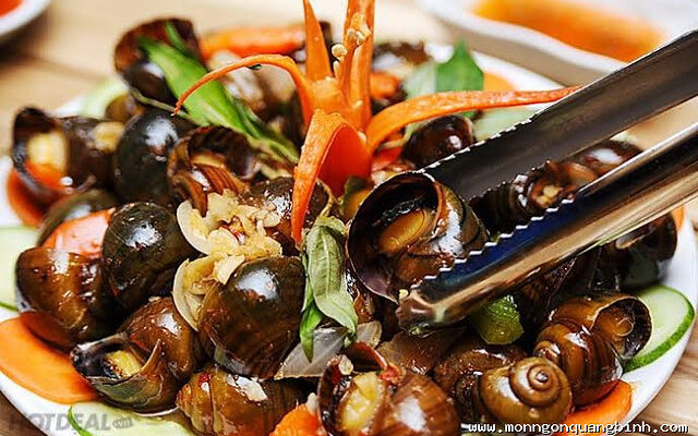 Ốc Chiên Đồng Hới
