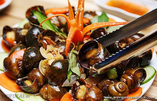 Ốc Chiên Đồng Hới